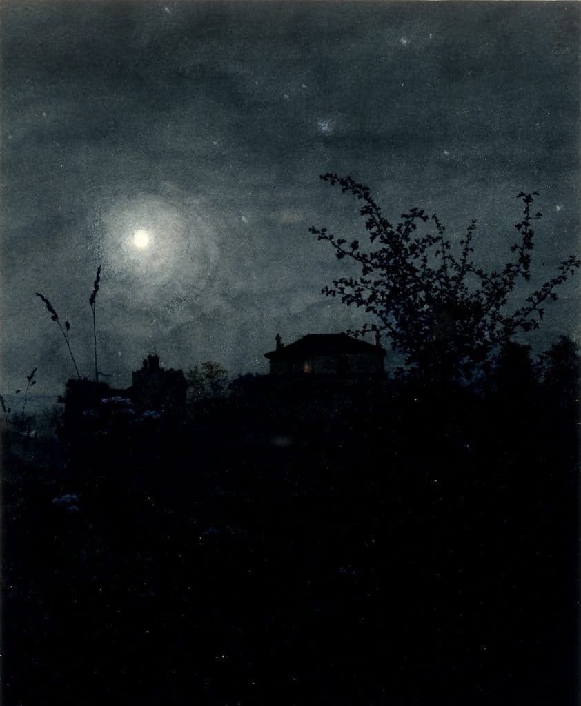 Moonlight Scene_Leon Bonvin_1864